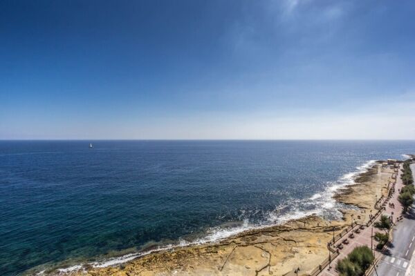 Sliema, Seafront Penthouse